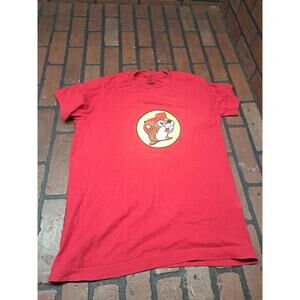 Buc-ees - Sz Small -Bucky The Beaver Red Graphic Buce Tshirt Shirt